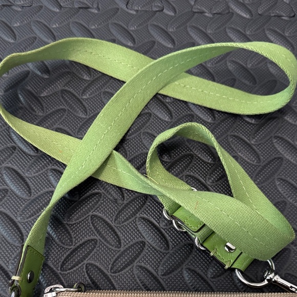 Coach Green and Tan Crossbody Bag - Picture 6 of 12